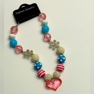 Girls Chunky Bubblegum Bead Boutique Necklace NWT